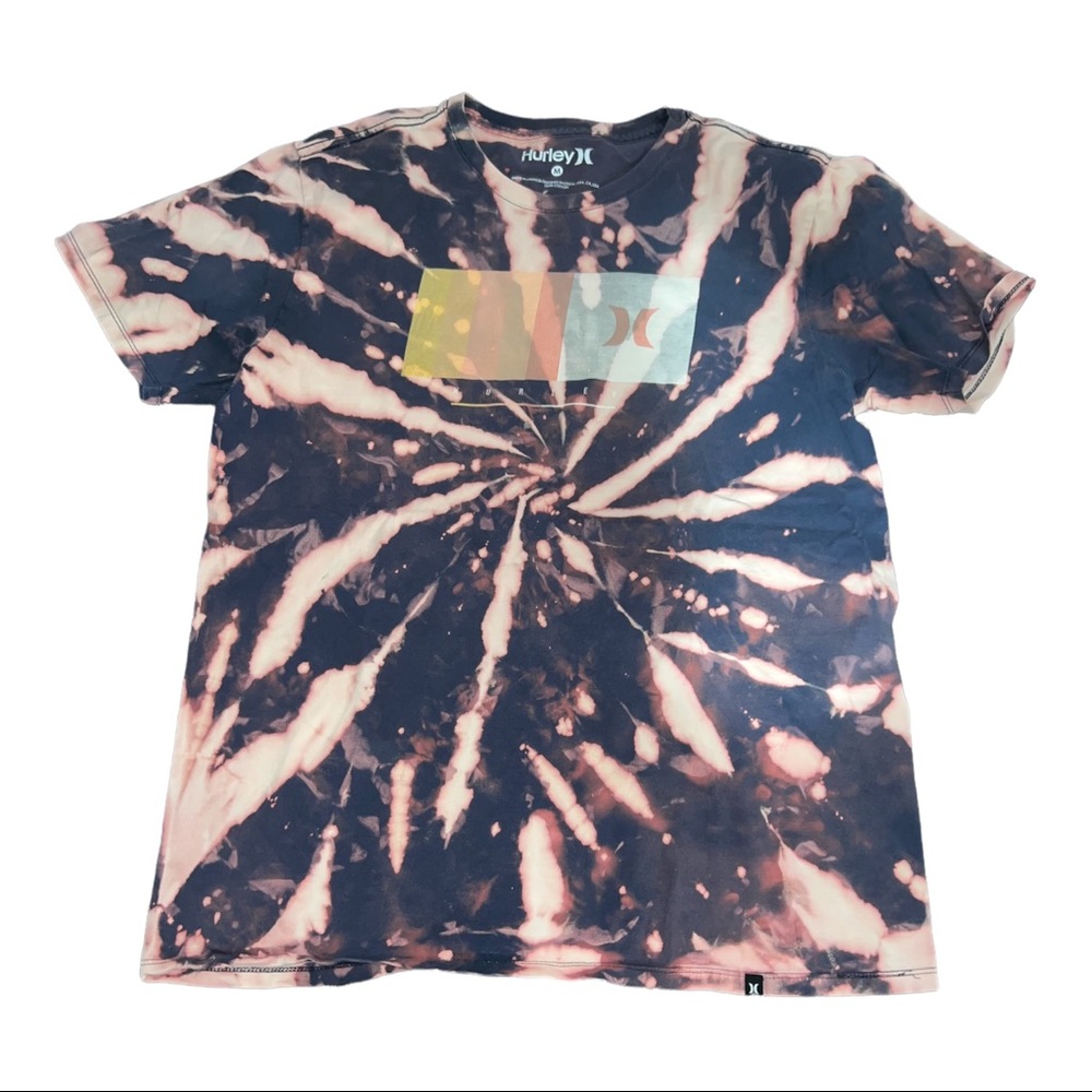 Repurposed bleached tee Hurley